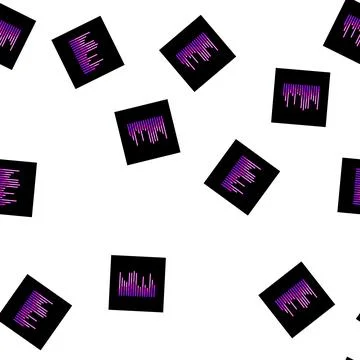 Pattern line equalizer music cartoon vector Stockillustratie