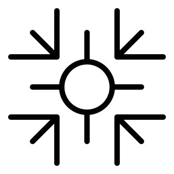 Pattern line icon isolated on white background Stock Illustration