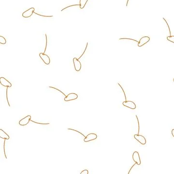 Pattern line lasso cartoon vector Illustrazione stock