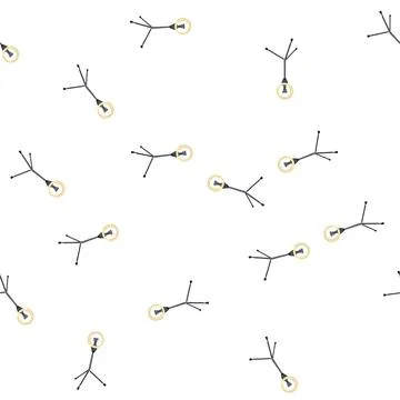 Pattern line light ring cartoon vector 스톡 일러스트