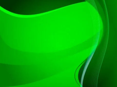 Pattern of linear waves on a green background Stock Illustration