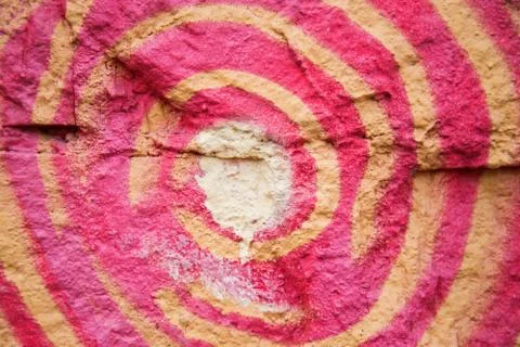 Pattern of lines on a concrete wall Stock Photos