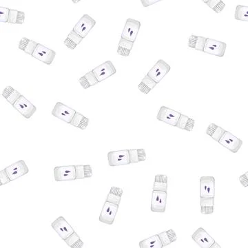Pattern liquid eye drop cartoon vector Illustrazione stock