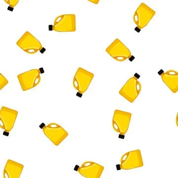 Pattern liquid fuel can cartoon vector Illustrazione stock