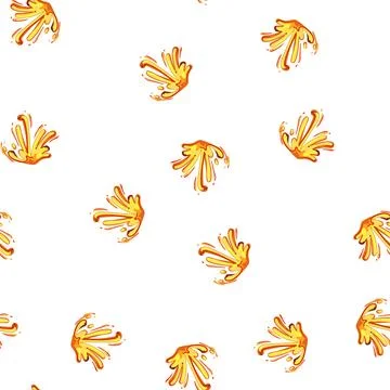 Pattern liquid lava splash cartoon vector 스톡 일러스트