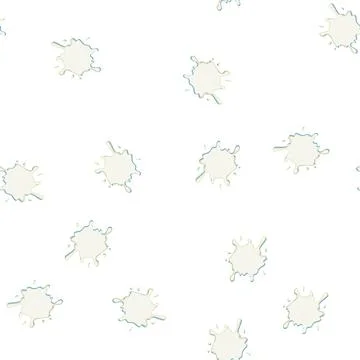 Pattern liquid milk splash cartoon vector 스톡 일러스트