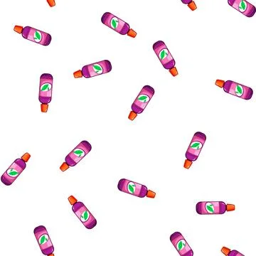 Pattern liquid mouthwash cartoon vector sign color イラスト素材