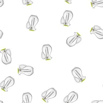 Pattern liquid water pitcher cartoon vector Illustrazione stock