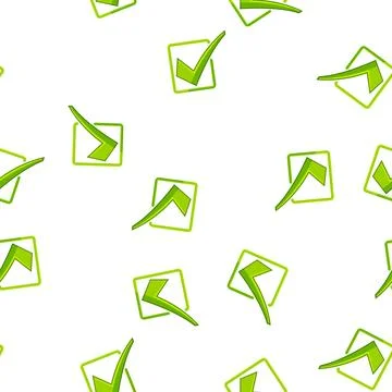 Pattern list check mark cartoon vector Illustrazione stock