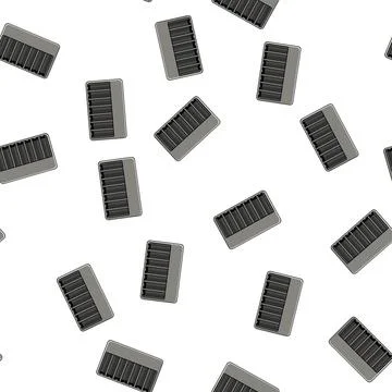 Pattern lithium aa battery charger cartoon vector 库存插图