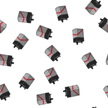 Pattern lithium battery energy cartoon vector Stockillustratie