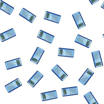 Pattern live voting clicker cartoon vector Stock Illustration