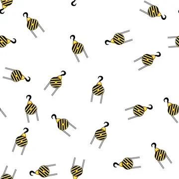 Pattern load crane hook cartoon vector Stock Illustration