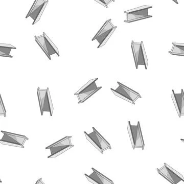 Pattern load steel beam cartoon vector Stock Illustration