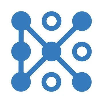 Pattern Lock, password, Mobile Security Icon Stock Illustration