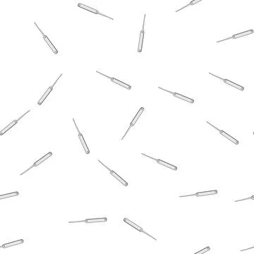 Pattern Lockpicking tool helping open secure locks Stock Illustration