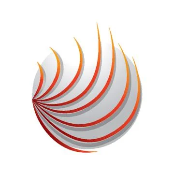Pattern logo element with abstract concept Illustrazione stock