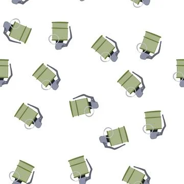 Pattern logo grenade cartoon vector Illustrazione stock