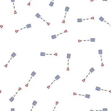 Pattern logo snow shovel cartoon vector 库存插图