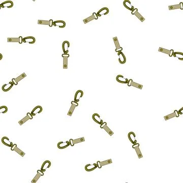 Pattern loop key ring clip cartoon vector 스톡 일러스트