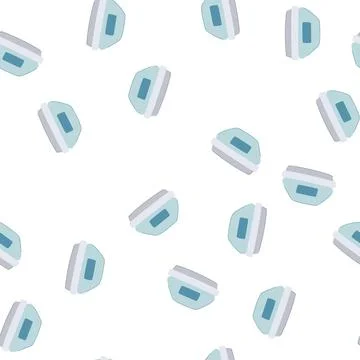 Pattern lotion cleansing cream cartoon vector Stock Illustration