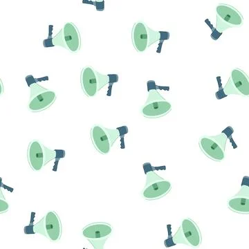 Pattern loudspeaker megaphone cartoon vector 库存插图