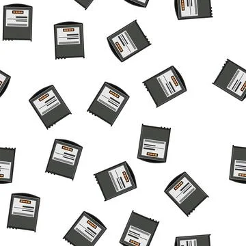 Pattern low mobile phone battery cartoon vector 스톡 일러스트