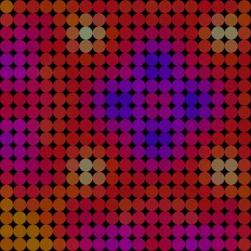 Pattern low poly circle style vector mosaic background 스톡 일러스트