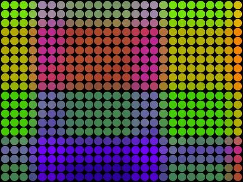 Pattern low poly circle style vector mosaic background Stock Illustration