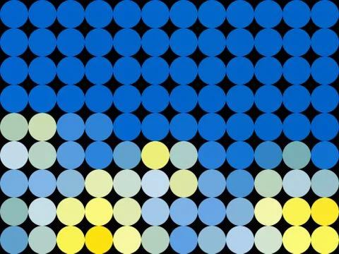 Pattern low poly circle style vector mosaic background Stock Illustration