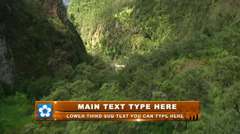 Pattern Lower Third Stock After Effects