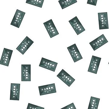 Pattern Loyalty card showing progress and reward program イラスト素材