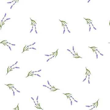 Pattern luck lavender cartoon vector Stock Illustration
