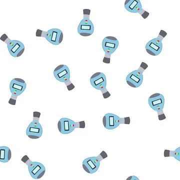 Pattern lung spirometer cartoon vector Stock Illustration