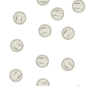 Pattern luxury marble coaster cartoon vector 库存插图