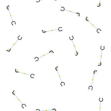 Pattern machine grabber tool cartoon vector Stockillustratie