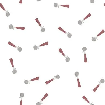 Pattern machine portafilter coffee cartoon vector イラスト素材