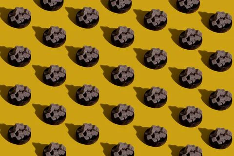 Pattern made of brown sugar wallpaper for your screen. screen saver for adver Foto stock