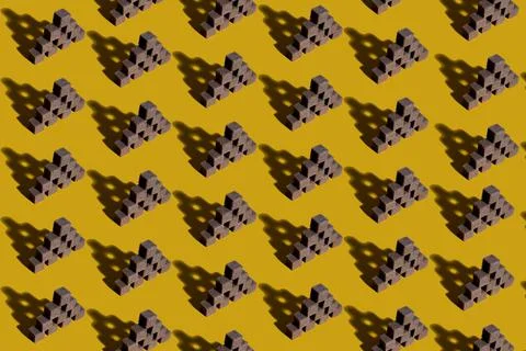 Pattern made of brown sugar wallpaper for your screen. screen saver for adver Stock Photos