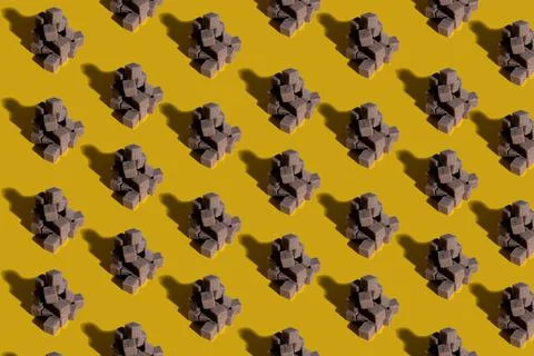 Pattern made of brown sugar wallpaper for your screen. screen saver for adver Stock Photos