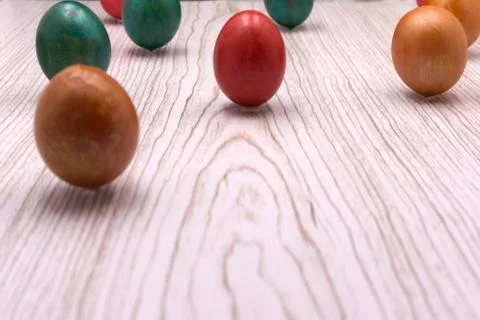 Pattern made of pink eggs on pastel blue background. Minimal food concept. 스톡 사진
