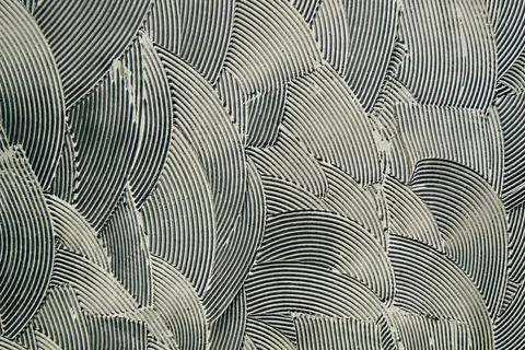 Pattern made from putty in the form of stripes 写真素材