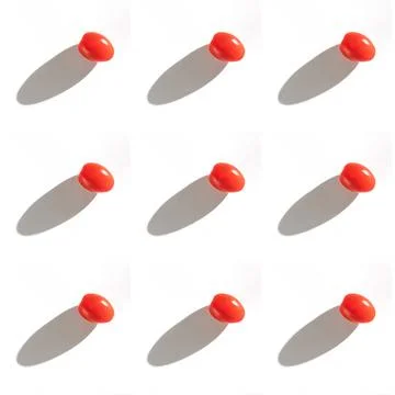 Pattern made of red cherry tomatoes Stock Photos
