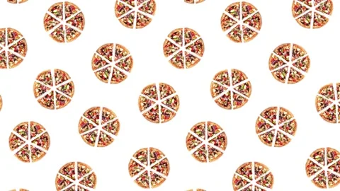 Pattern made with slices of fresh round rotating 스톡 동영상 161413898