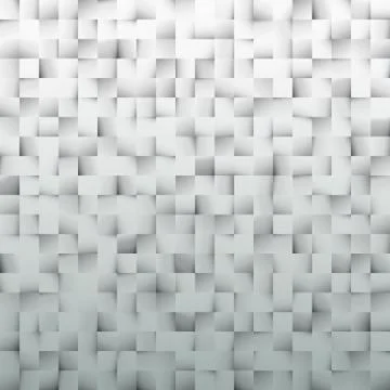 Pattern made from squares, gray background, geometrical style. Simple texture Stock Illustration