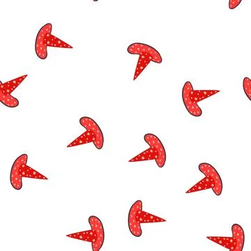 Pattern magic magician hat cartoon vector Stock Illustration
