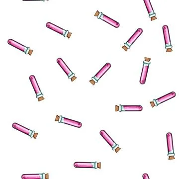 Pattern magic potion bottle cartoon vector Illustrazione stock