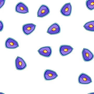 Pattern Magic shield protecting with mystical gem power Stock Illustration