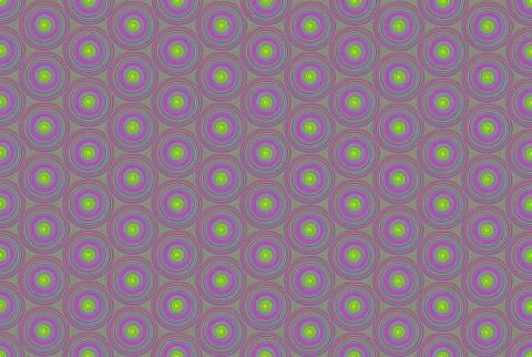 Pattern magical circle swirl green purple gradient colors bright canvas イラスト素材