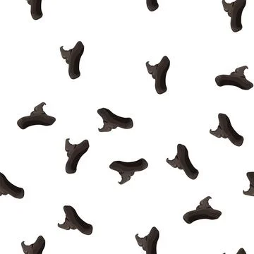Pattern magician wizard hat cartoon vector Stock Illustration